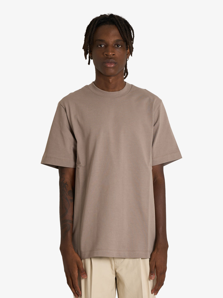 YES LONDON t-shirt xm4228 uomo marrone cotone