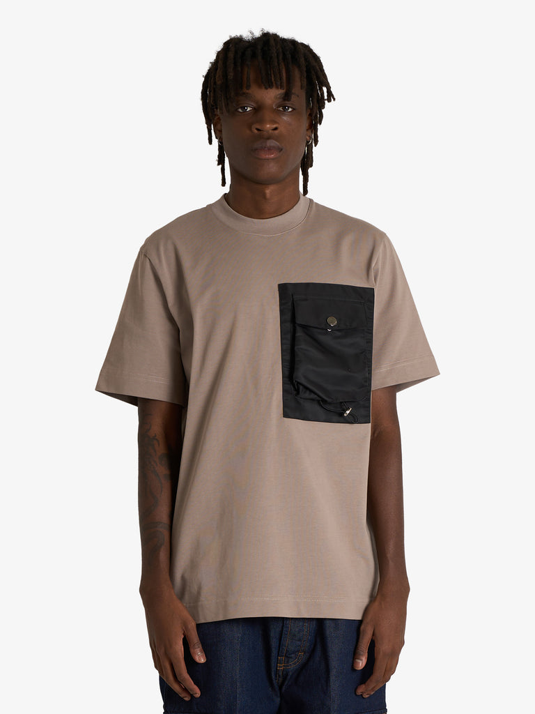 YES LONDON t-shirt xm4231 uomo marrone cotone