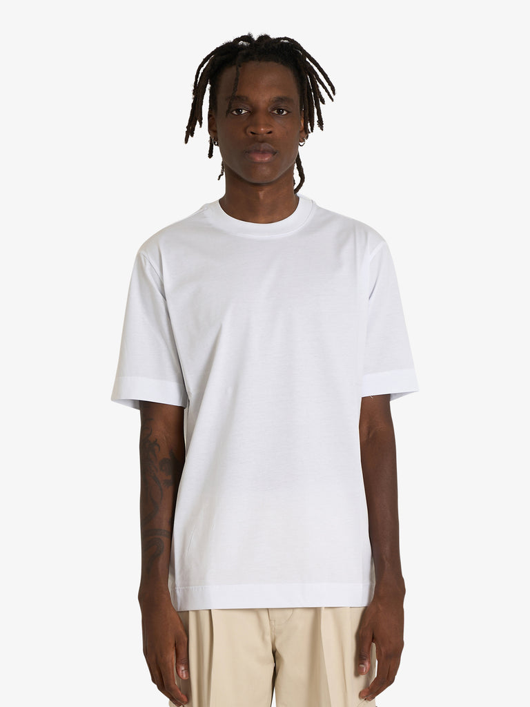 YES LONDON t-shirt xm4236 uomo bianco cotone