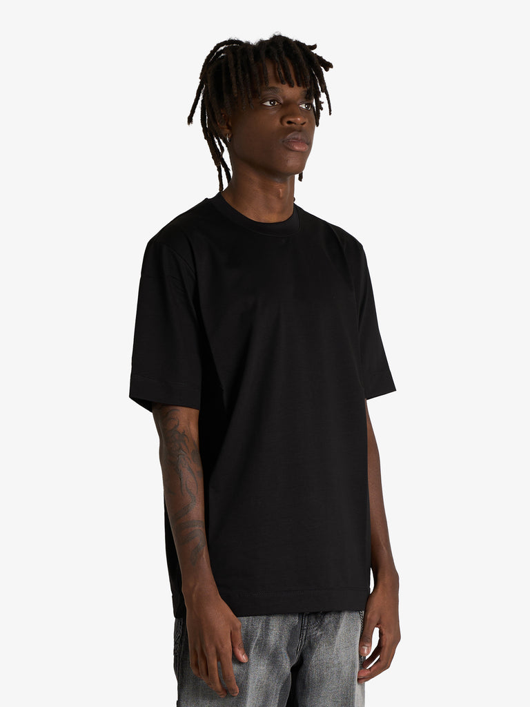 YES LONDON t-shirt xm4236 uomo nero cotone