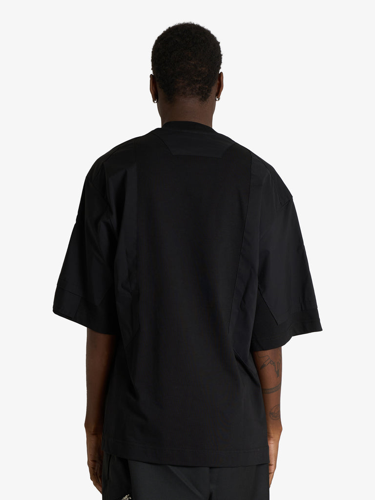 YES LONDON t-shirt con cerniera xm4241 uomo nero cotone