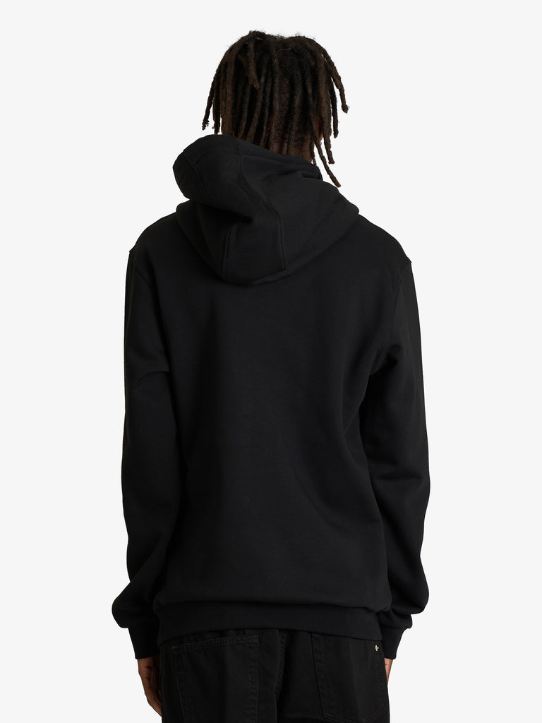 YES LONDON felpa con cappuccio xmf3958 uomo nero cotone