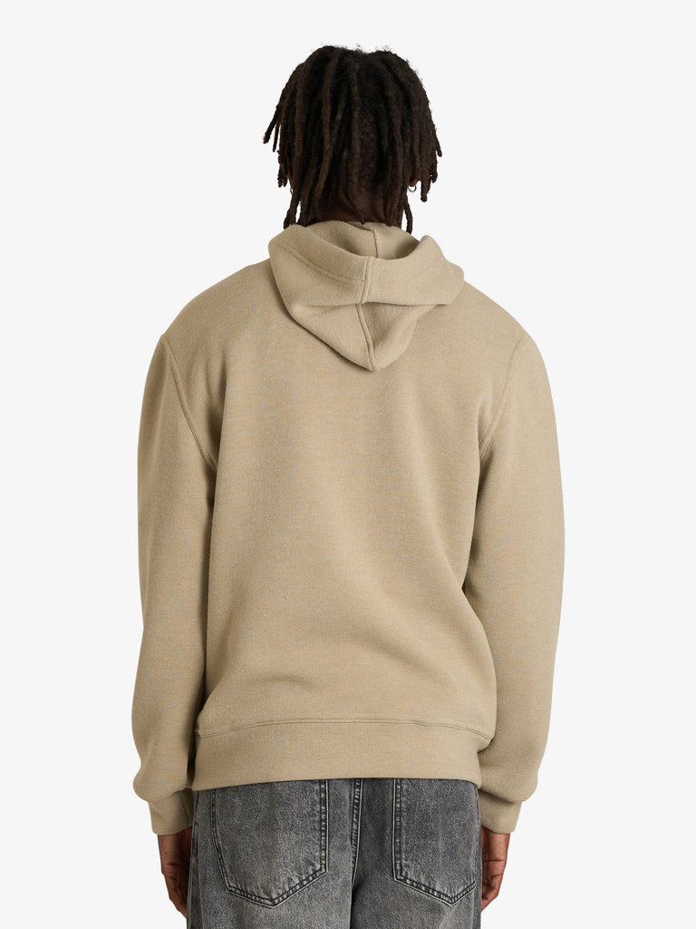 YES LONDON felpa con cappuccio xmf3968 uomo panna lana