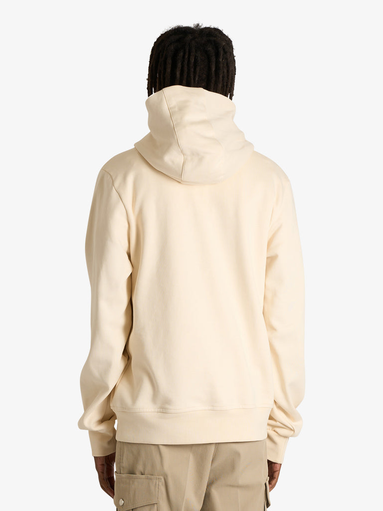 YES LONDON felpa con cappuccio xmf3985 con tasca applicata uomo beige