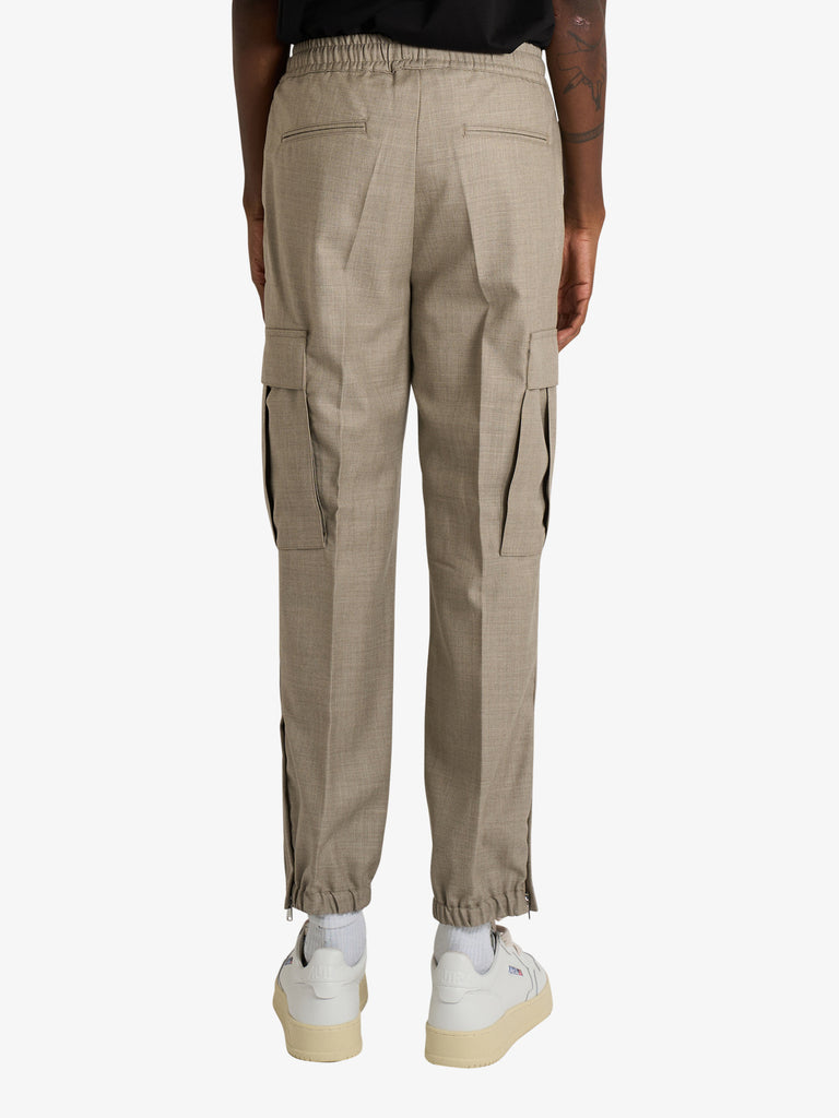 YES LONDON pantalone xp3328 uomo beige lana