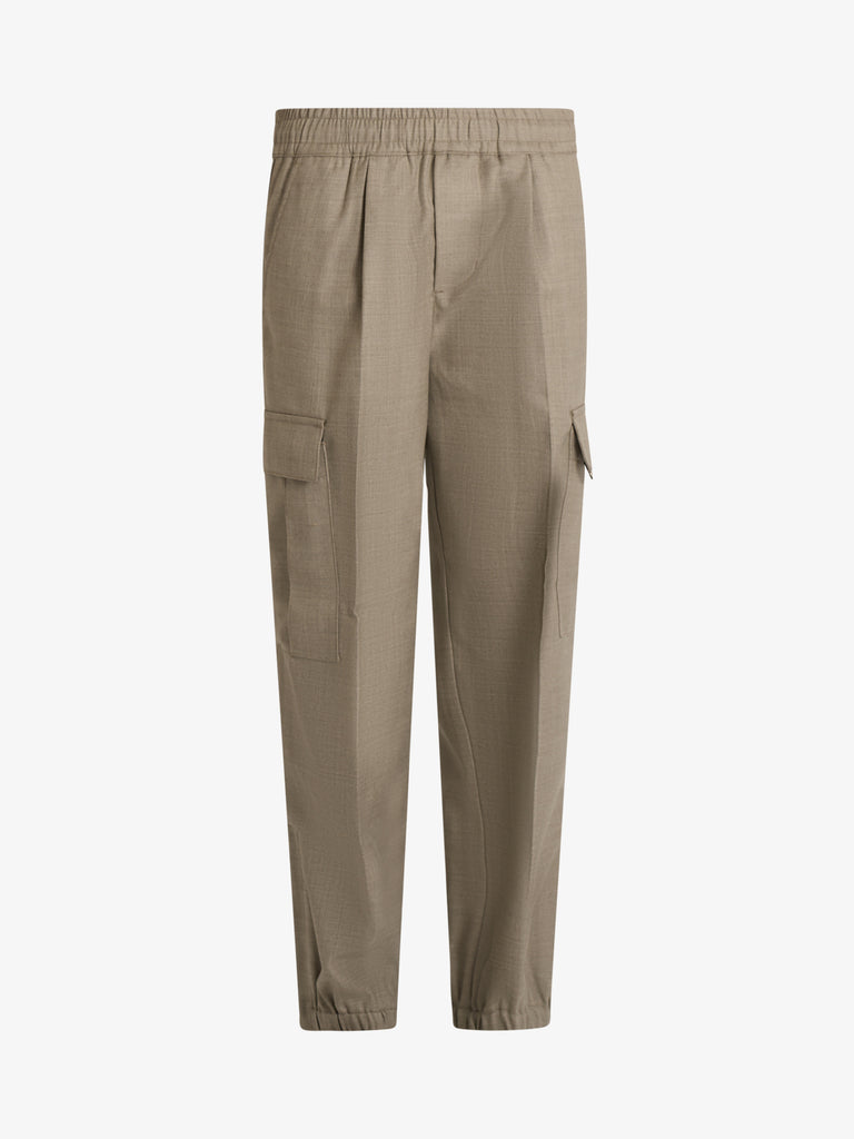 YES LONDON pantalone xp3328 uomo beige lana