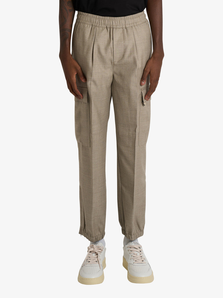 YES LONDON pantalone xp3328 uomo beige lana