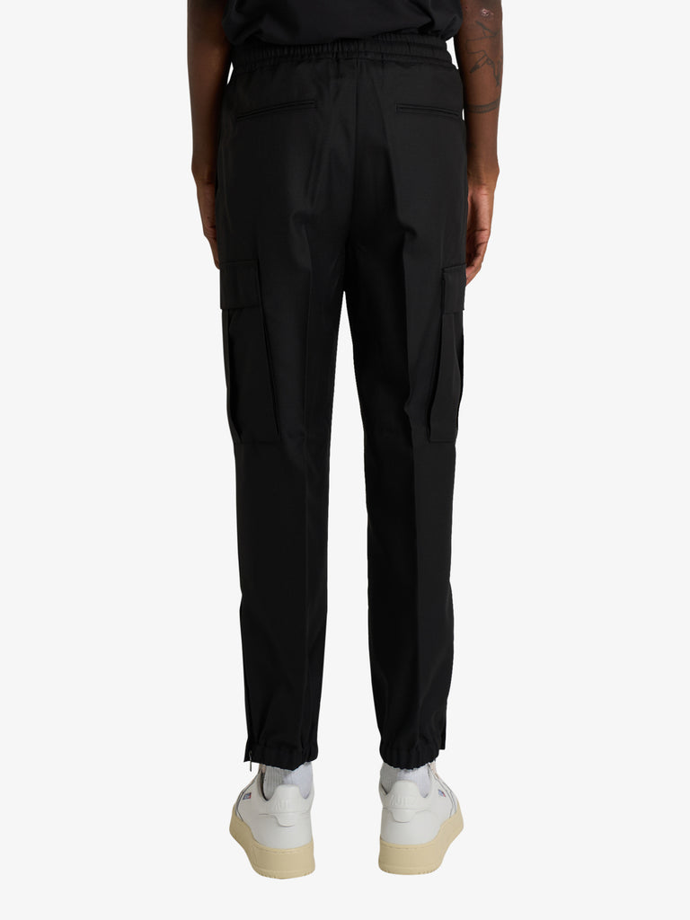 YES LONDON pantalone xp3328 uomo nero lana