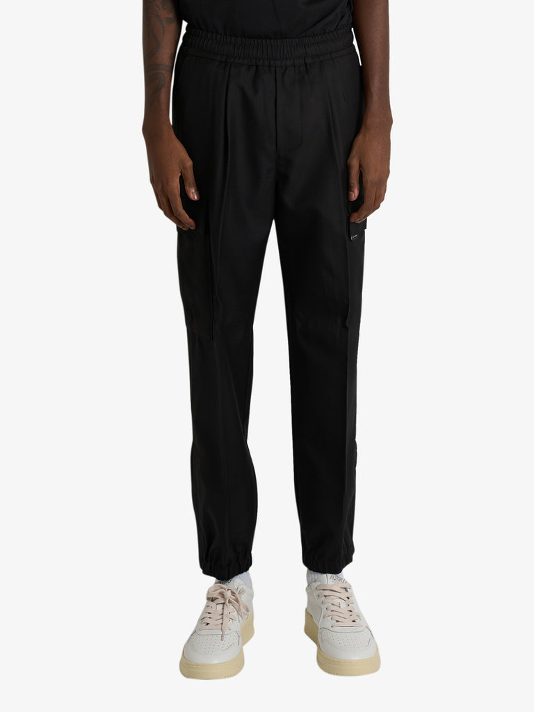 YES LONDON pantalone xp3328 uomo nero lana