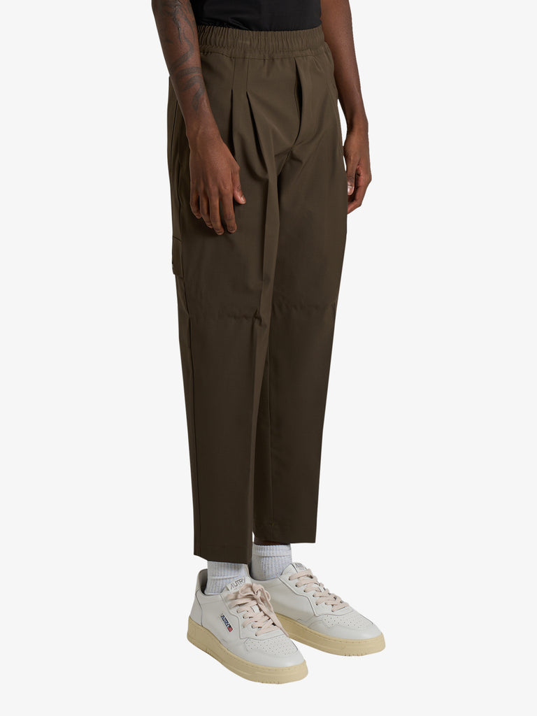 YES LONDON pantalone xp3330 uomo marrone lana
