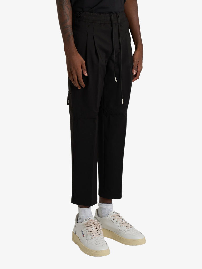 YES LONDON pantalone xp3330 uomo nero lana