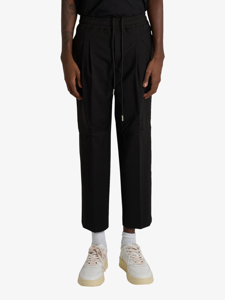 YES LONDON pantalone xp3330 uomo nero lana