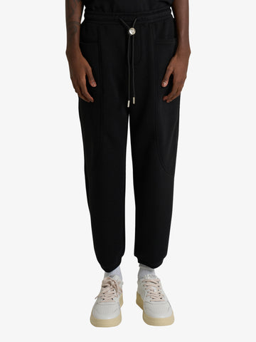 YES LONDON pantalone xp3334 uomo nero lana