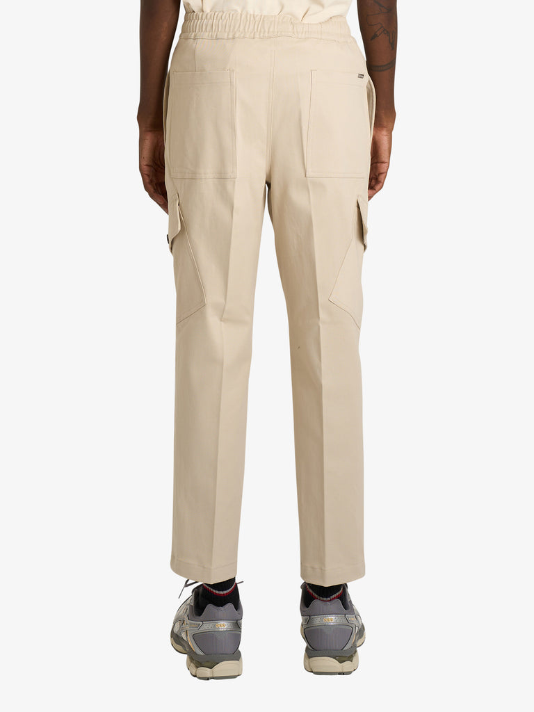 YES LONDON pantalone xp3337 uomo beige cotone