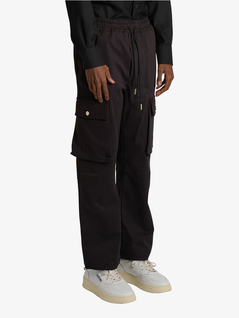 YES LONDON pantalone con tasconi xp3341 uomo nero cotone