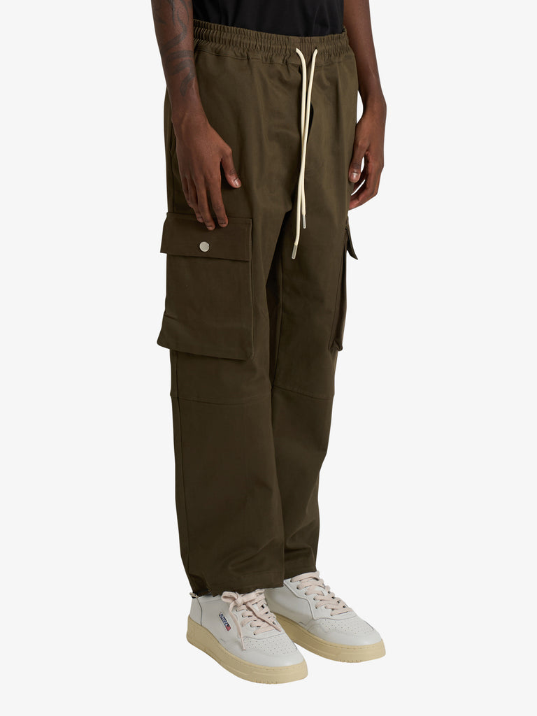 YES LONDON pantalone xp3341 uomo verde cotone