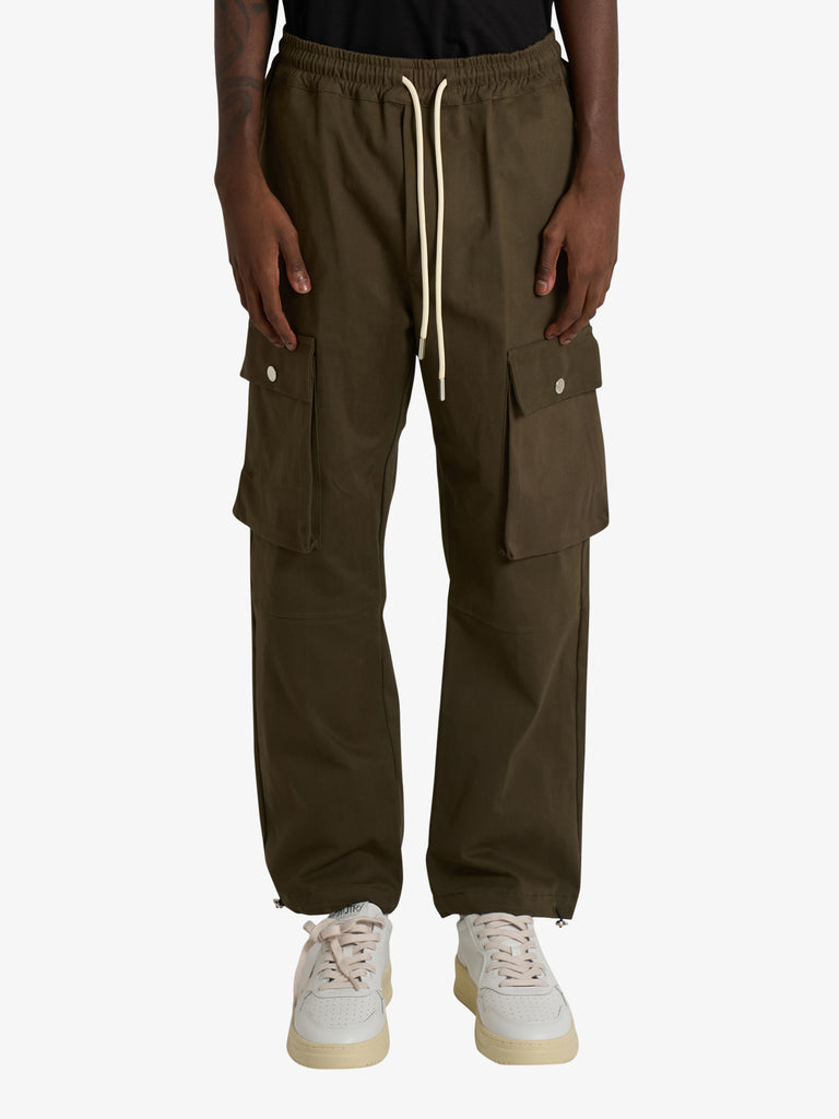 YES LONDON pantalone xp3341 uomo verde cotone