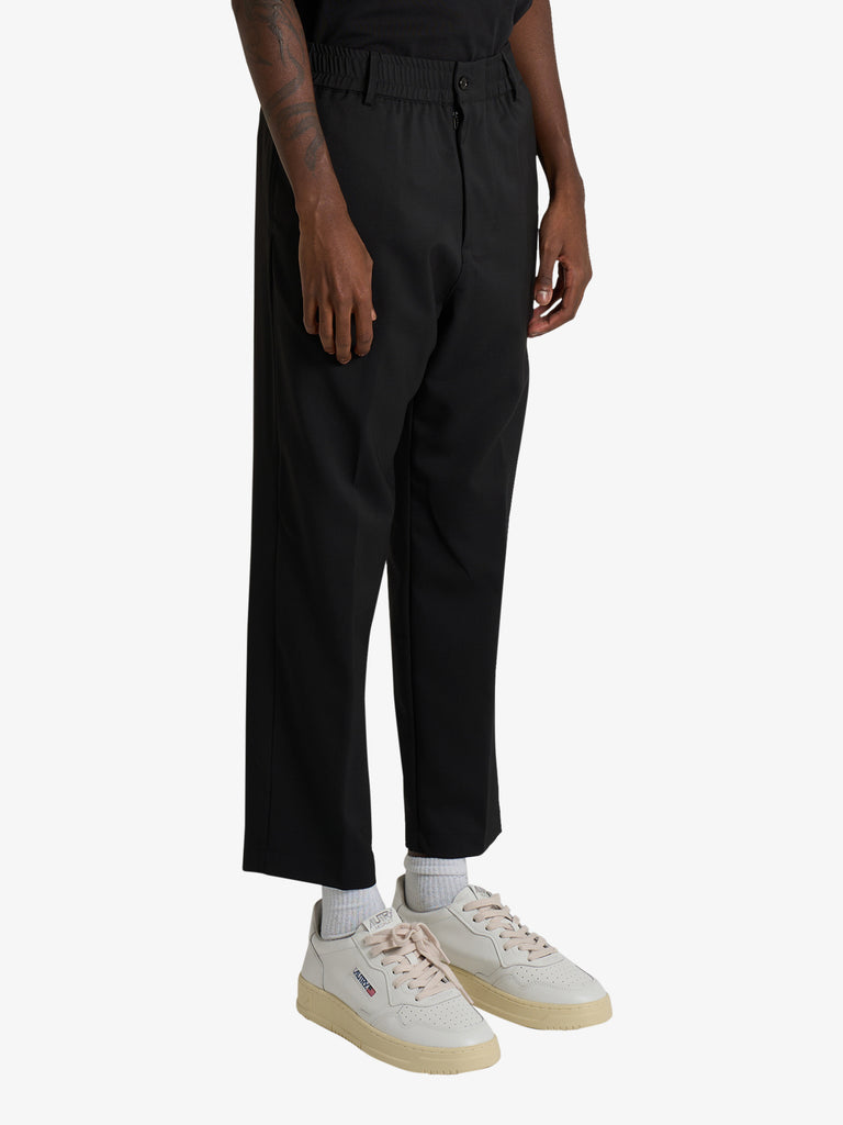 YES LONDON pantalone xp3344 uomo nero lana