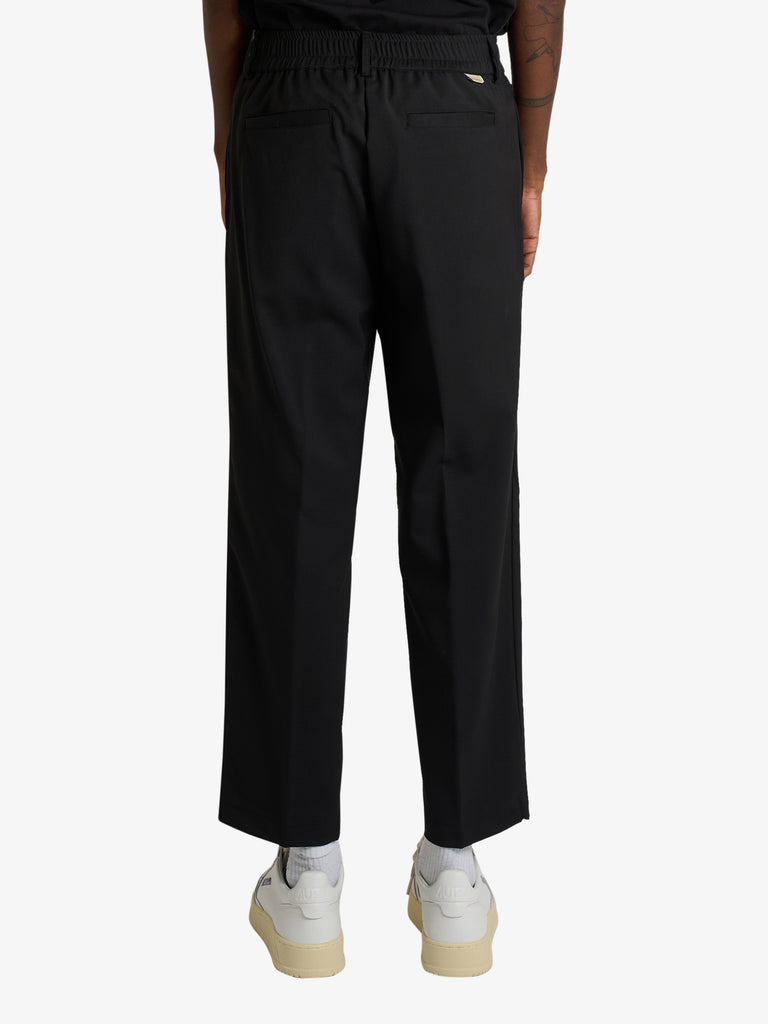 YES LONDON pantalone xp3344 uomo nero lana
