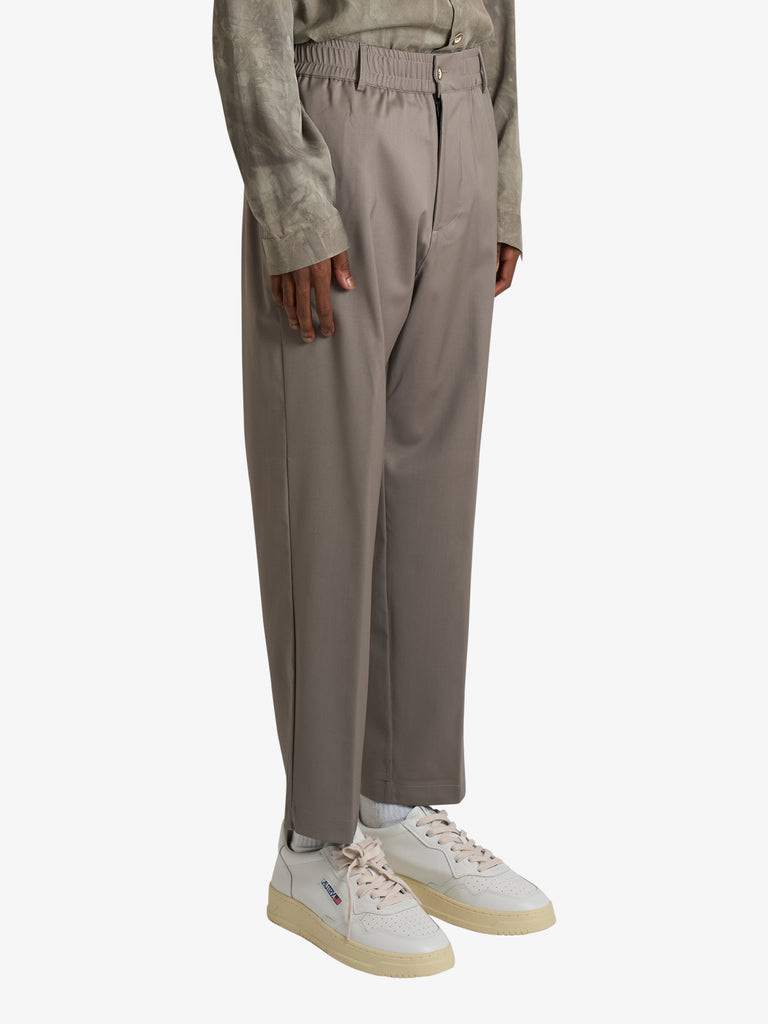 YES LONDON pantalone xp3344 uomo beige lana