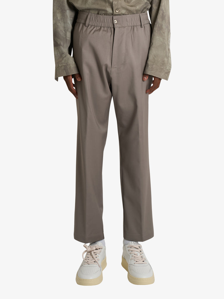 YES LONDON pantalone xp3344 uomo beige lana
