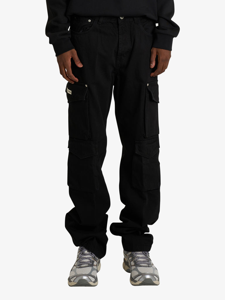 YES LONDON jeans xp3346 uomo nero cotone