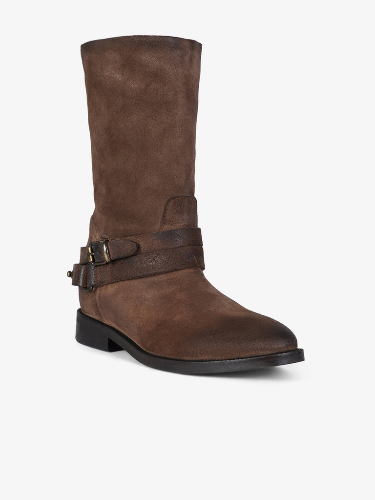 ZOE stivaletti donna gipsy 02 camoscio marrone