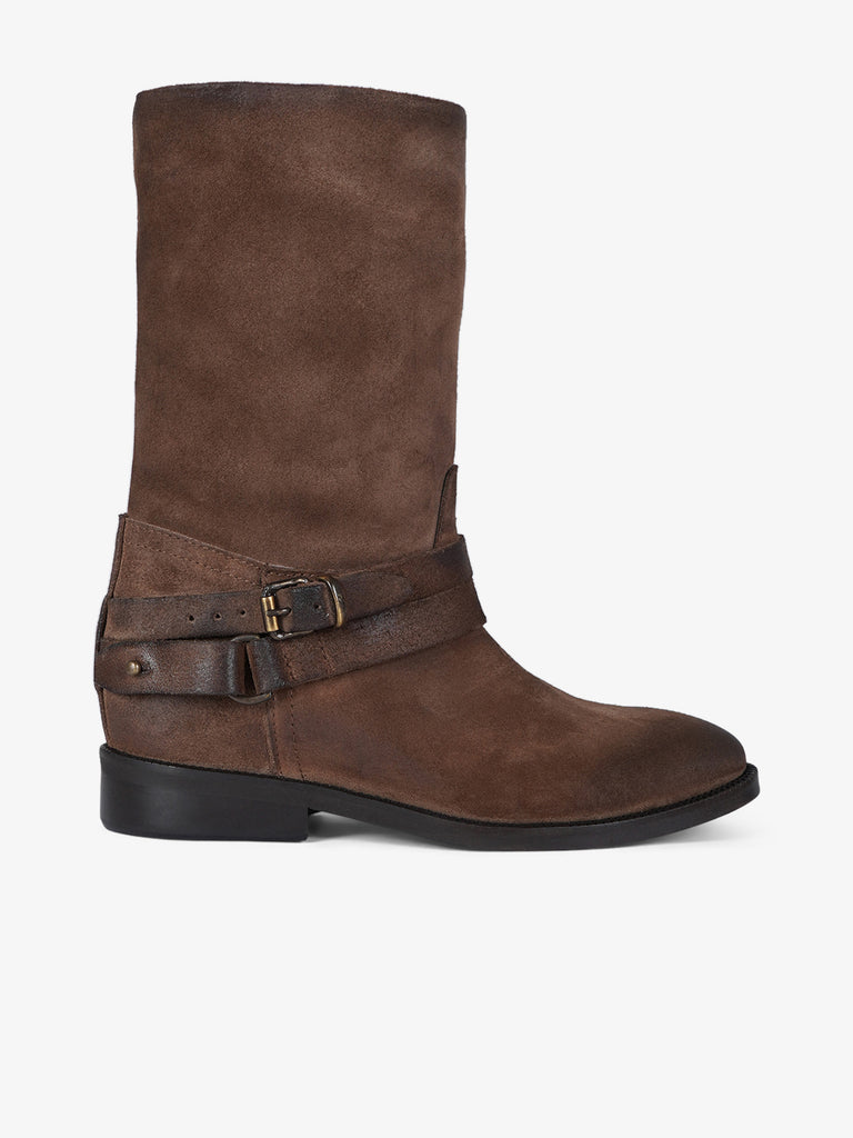 ZOE stivaletti donna gipsy 02 camoscio marrone
