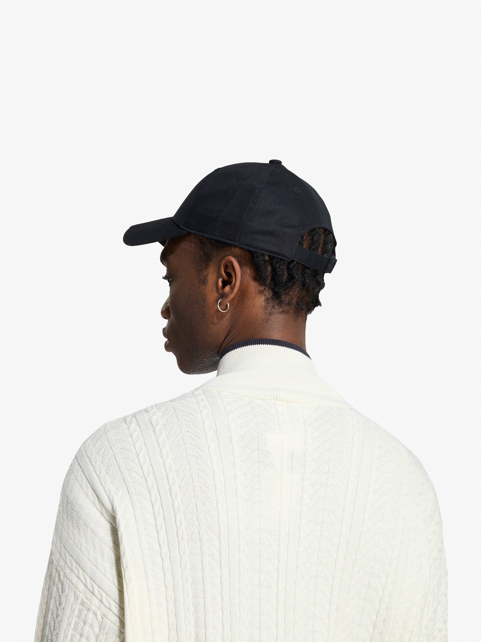 ADIDAS Men's White Archive Cutline Crew-Neck Sweatshirt