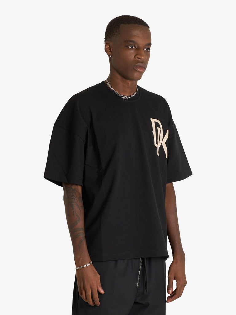 EVISU evisu logo graphic allover t-shirt black man