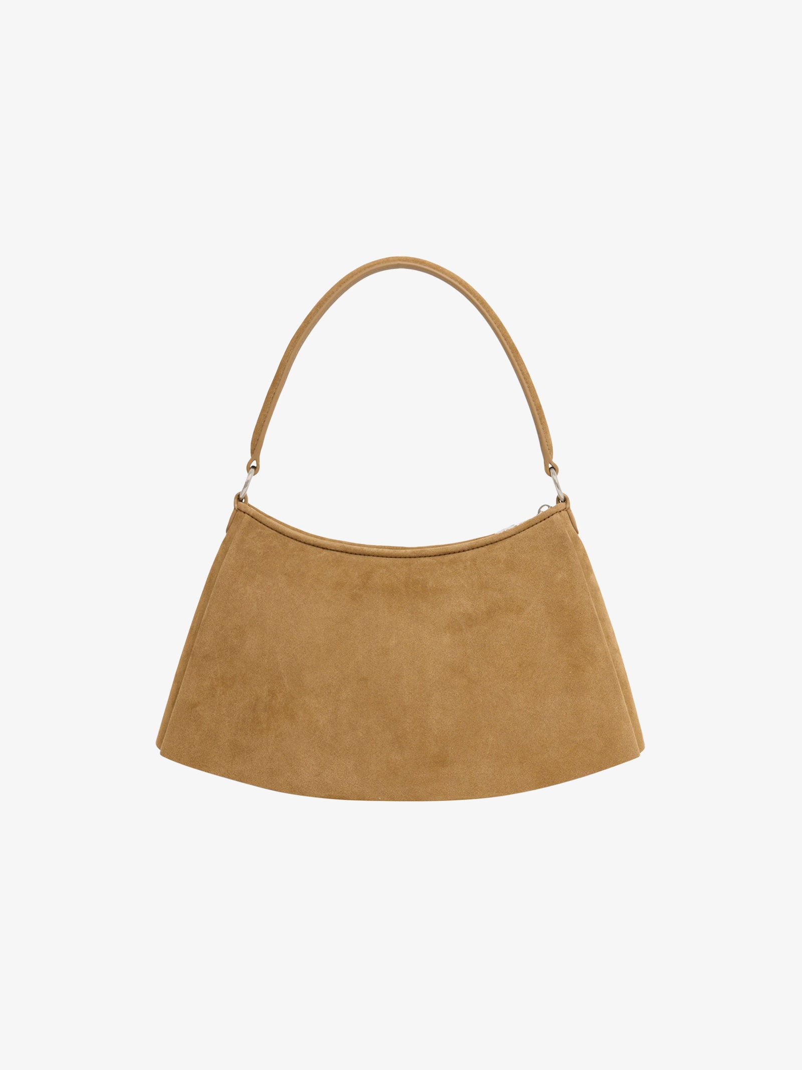 LACOSTE beige pleated women's shoulder bag