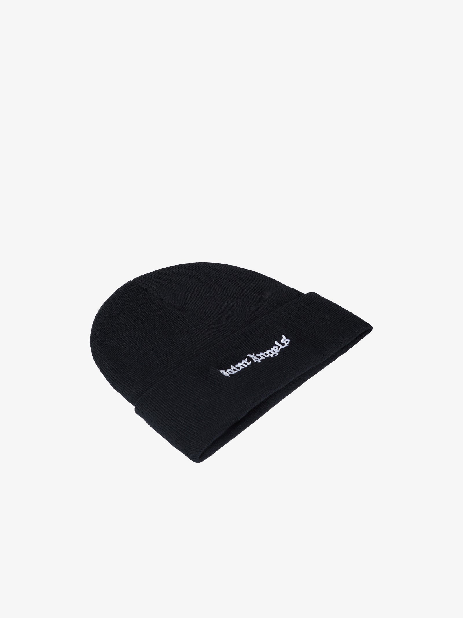 PALM ANGELS Z1111 Black Cotton Beanie