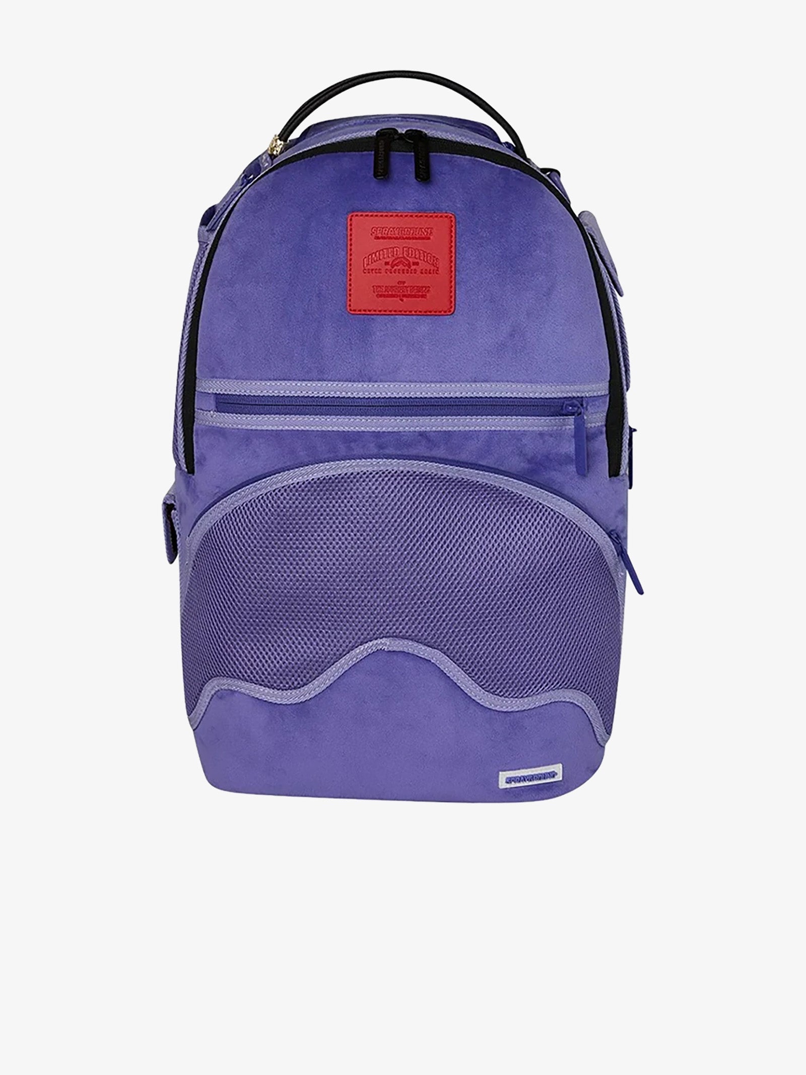 バッグ SPRAYGROUND SPRAYGROUND Reverse Mode Backpack - Purple Velour with Black Check