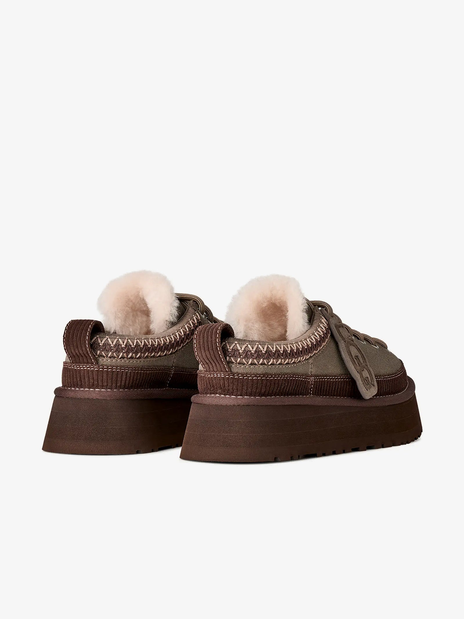 UGG Women's Heritage Lace-Up Slipper Sneakers 1180361 Dried Oregano
