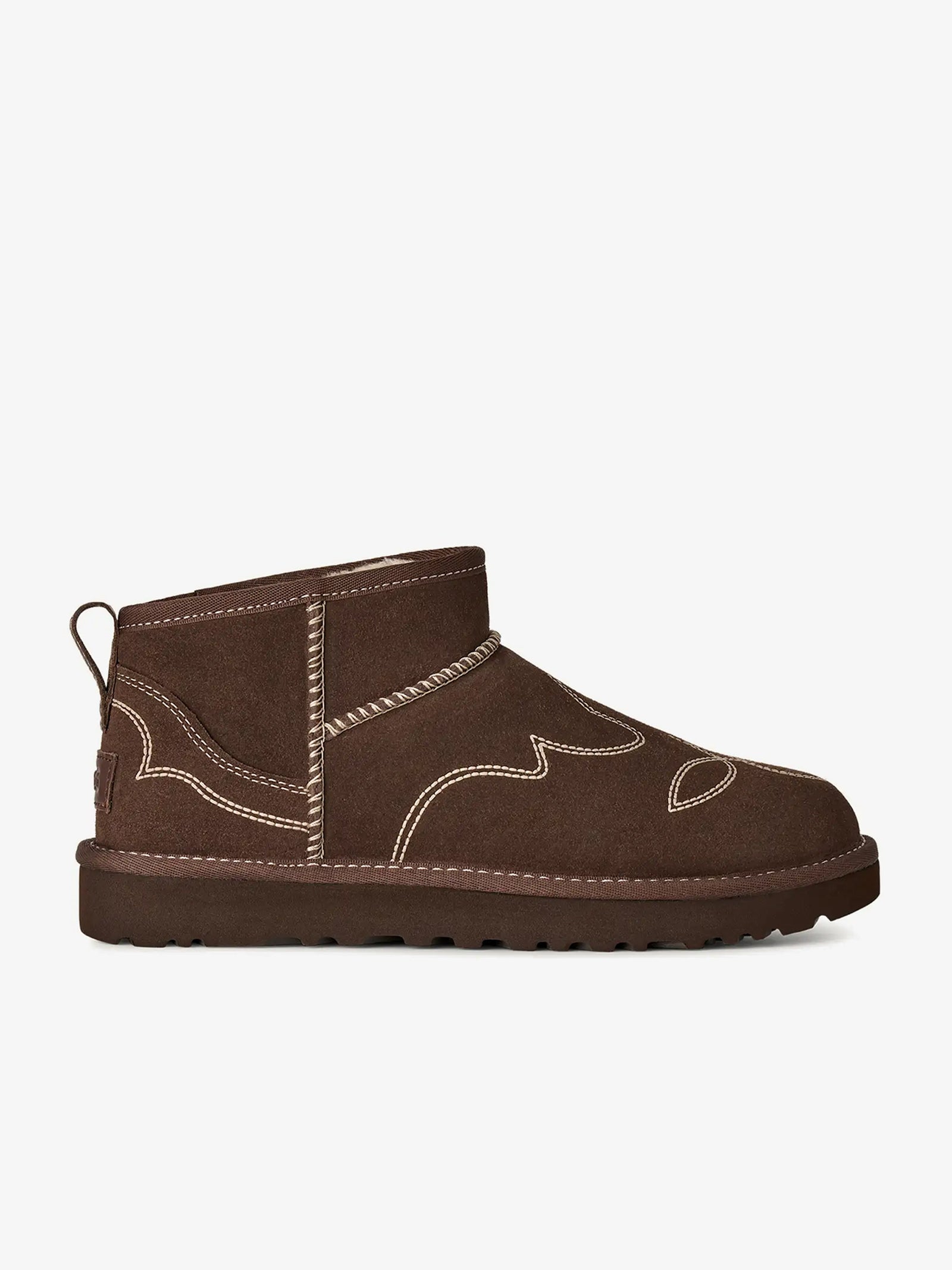 UGG Women's Classic Ultra-Mini Western Ankle Boots 1180628 Burnt Cedar
