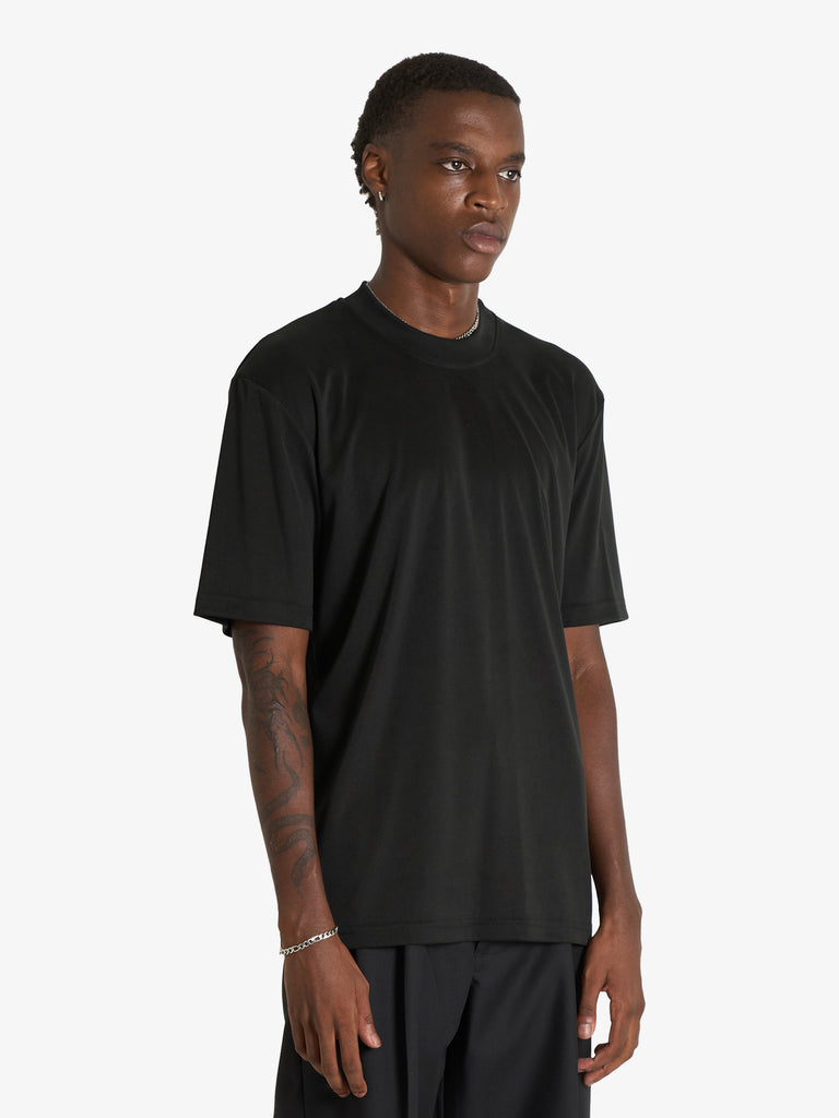 DARK LABEL oversized boxy t-shirt grey cotton man