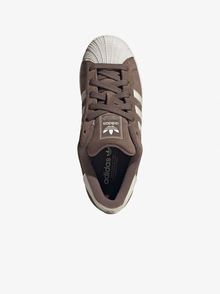 ADIDAS sneakers uomo superstar 2 w HQ4915 pelle marrone