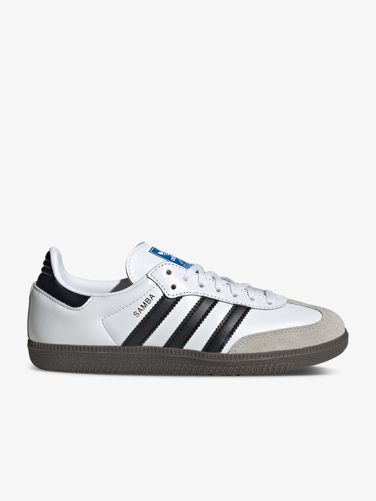 ADIDAS Sneakers SAMBA OG J IE3675 donna pelle bianco