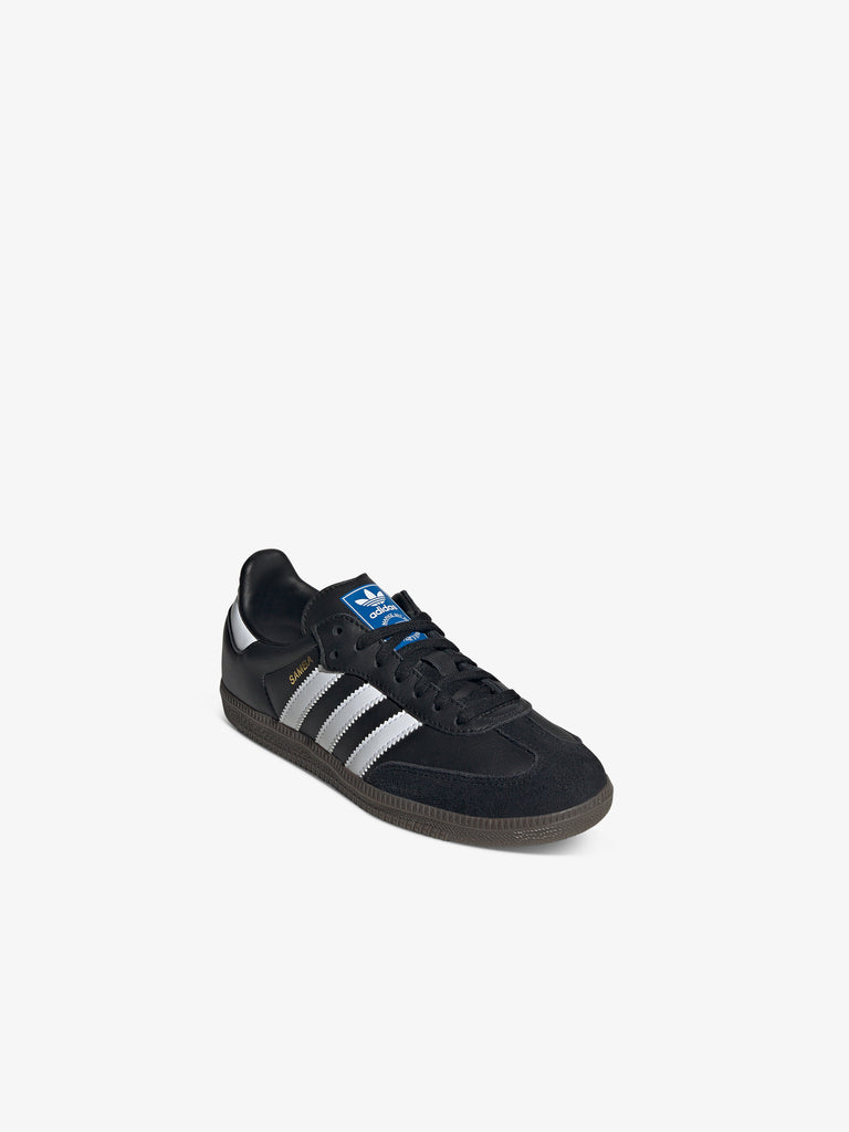 ADIDAS Sneakers SAMBA OG J IE3676 pelle nero