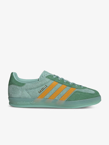 ADIDAS Sneakers GAZELLE INDOOR W IG6783 donna pelle scamosciata verde