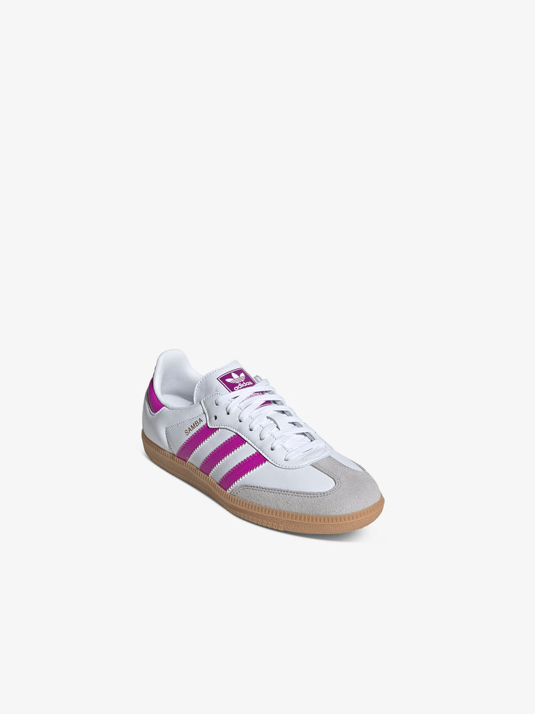 ADIDAS Sneakers SAMBA OG J IH2873 pelle bianco