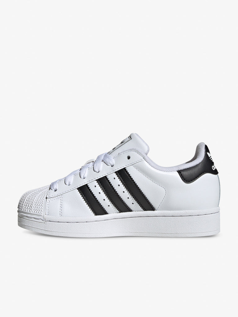 ADIDAS sneakers donna superstar 2 j JH9976 pelle bianco