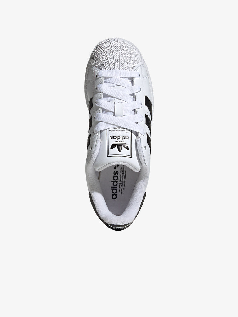 ADIDAS sneakers donna superstar 2 j JH9976 pelle bianco