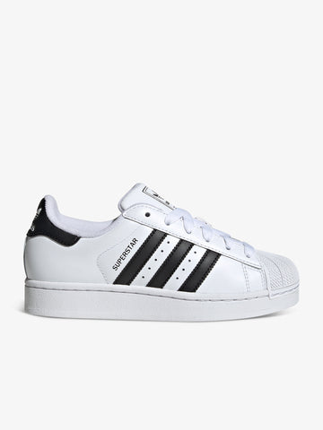 ADIDAS sneakers donna superstar 2 j JH9976 pelle bianco