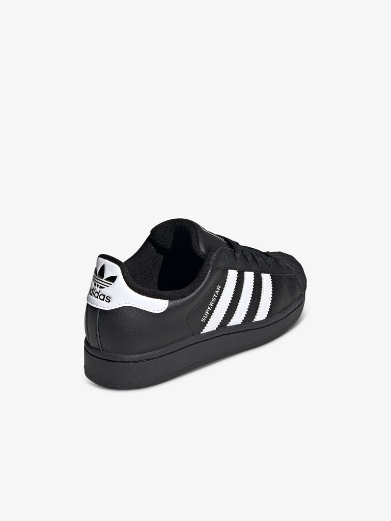 ADIDAS sneakers donna superstar 2 j JH9977 pelle nero