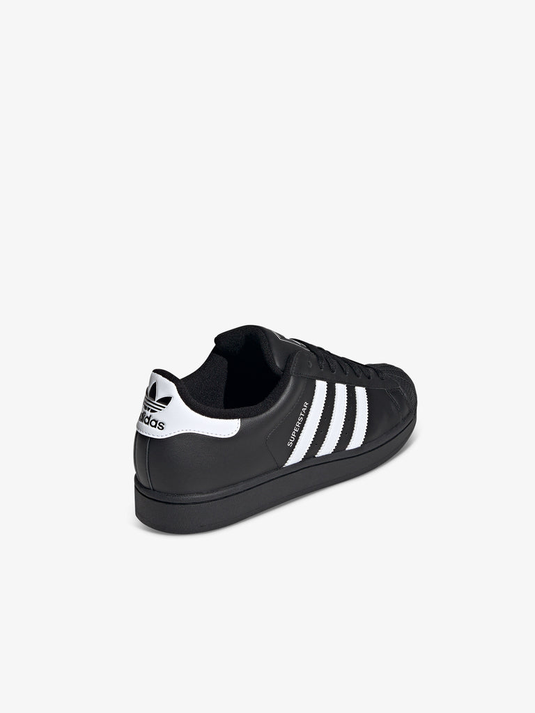 ADIDAS sneakers uomo superstar 2 JI0079 pelle nero