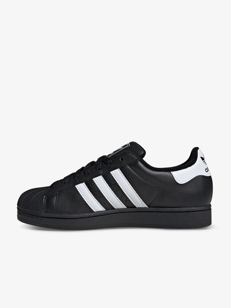 ADIDAS sneakers uomo superstar 2 JI0079 pelle nero