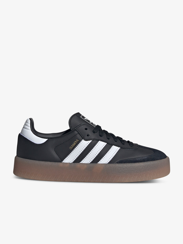 Adidas samba black leather online