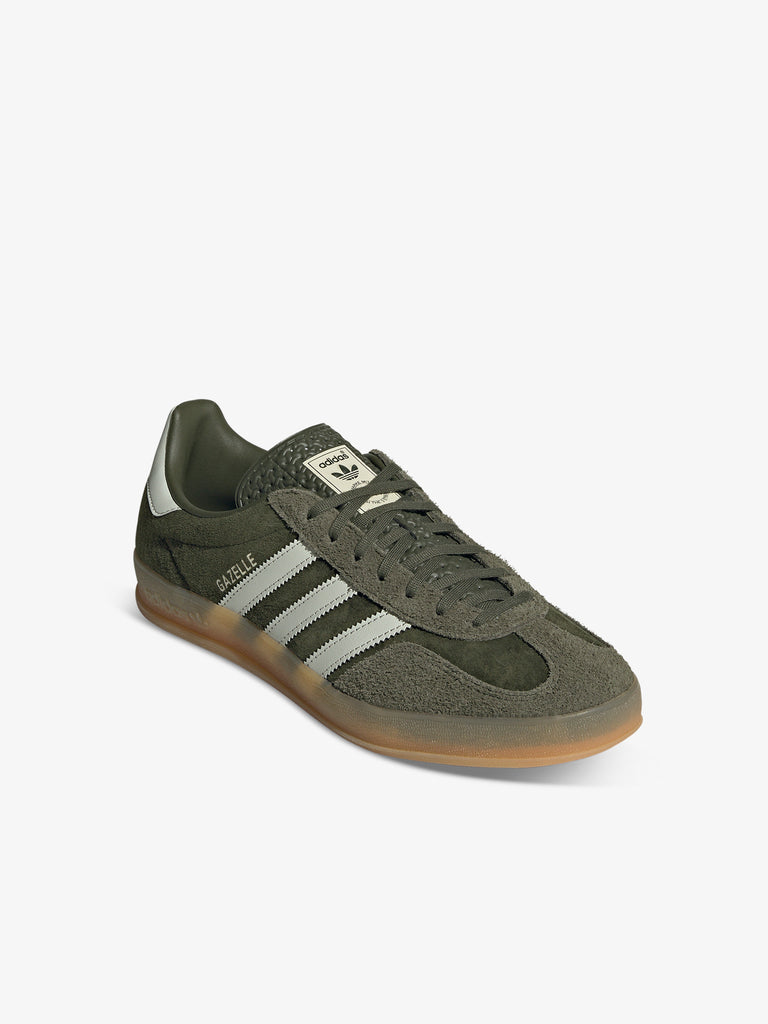 ADIDAS Sneakers GAZELLE INDOOR JI3899 uomo camoscio verde