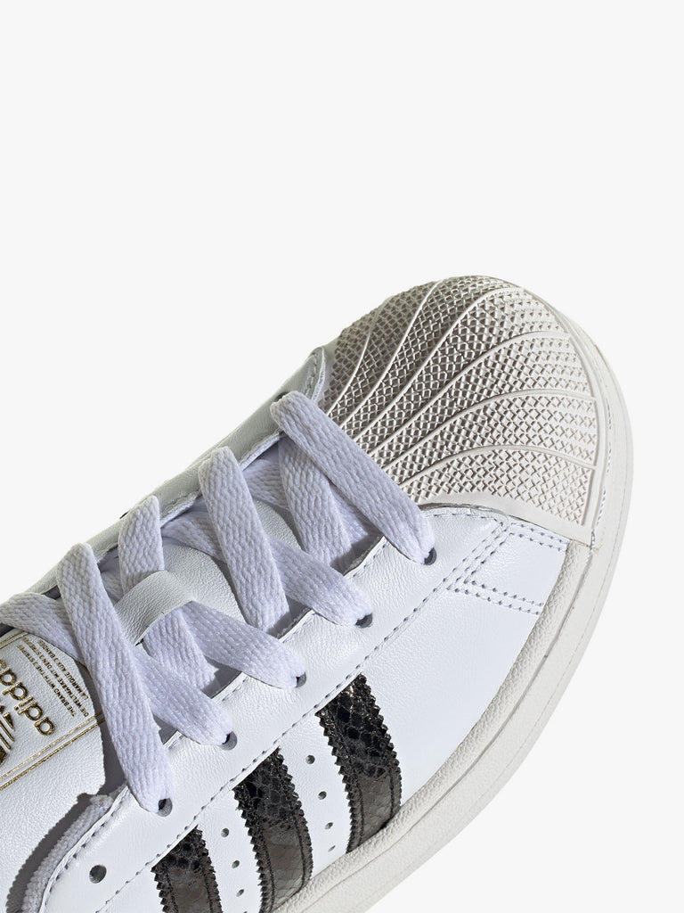 ADIDAS sneakers donna superstar 2 w JP8162 pelle bianco